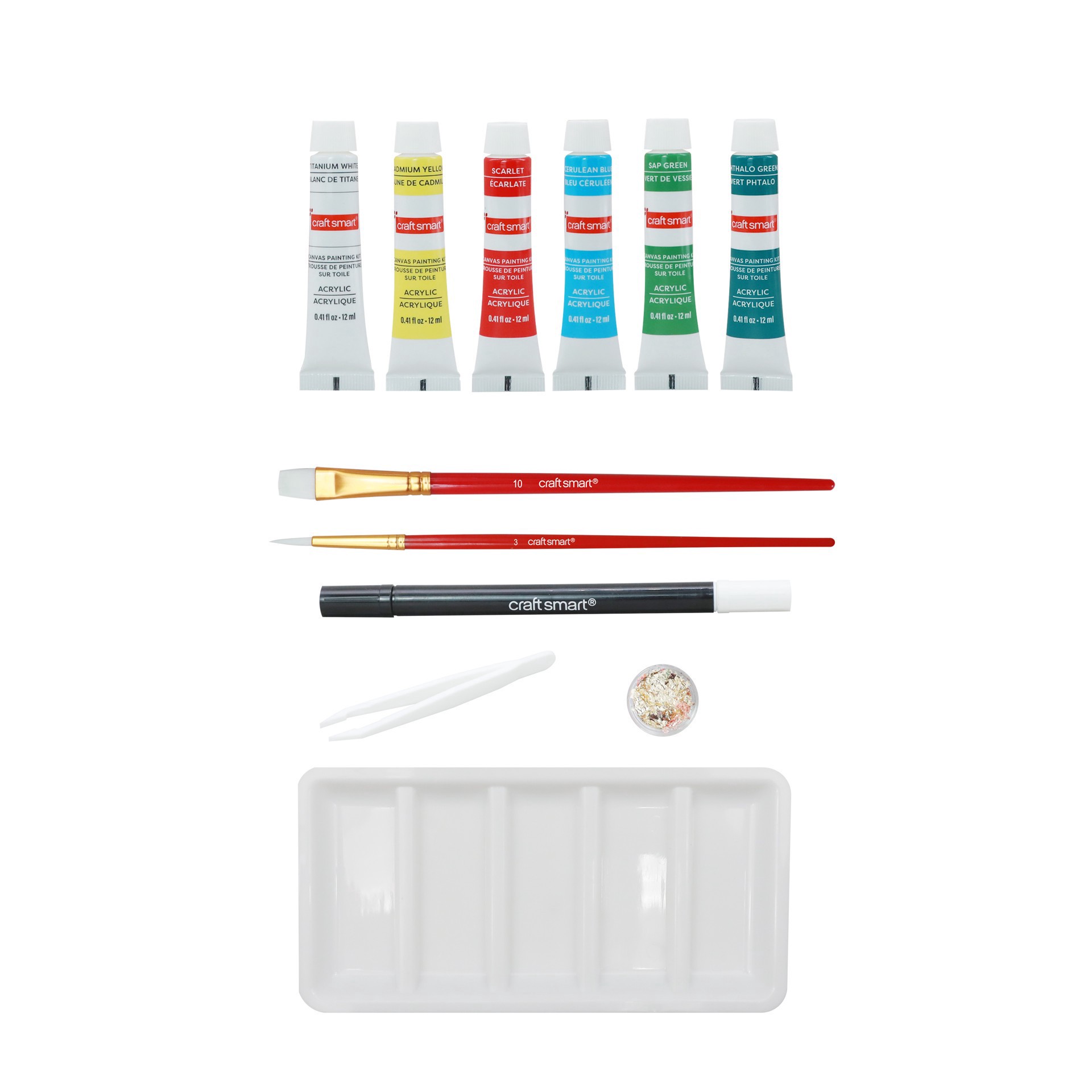 slide 5 of 5, 8" X 10" Tropical Beach Canvas Painting Kit By Craft Smart, 8 in x 10 in