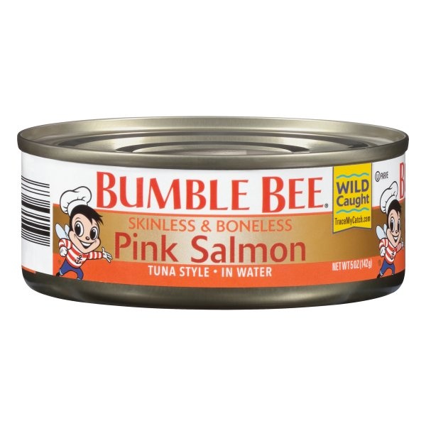 slide 1 of 3, Bumble Bee Pink Salmon in Water, 5 oz