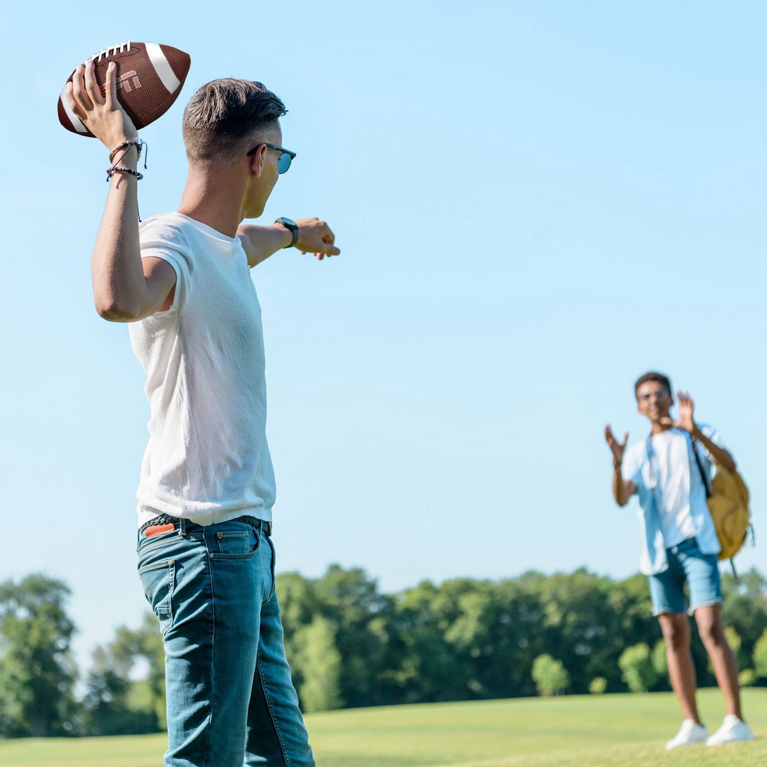 slide 2 of 4, TOYS Junior Football With Pump, 1 ct