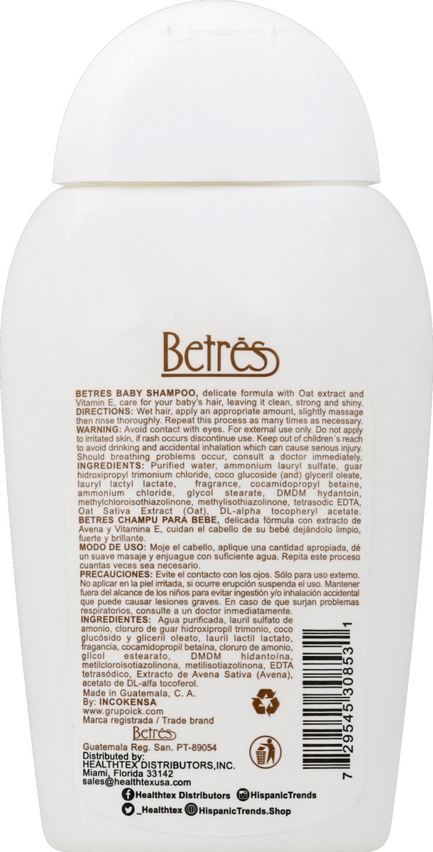 slide 3 of 6, Betres Shampoo 8 oz, 8 oz
