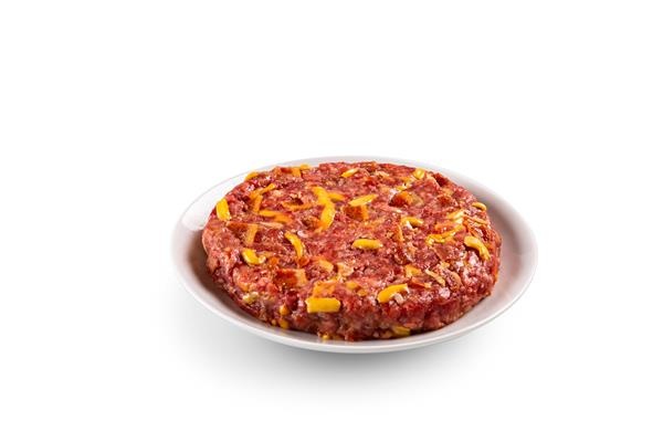 slide 1 of 1, Gourmet Steakhouse Bacon Cheddar Burger, 6 oz