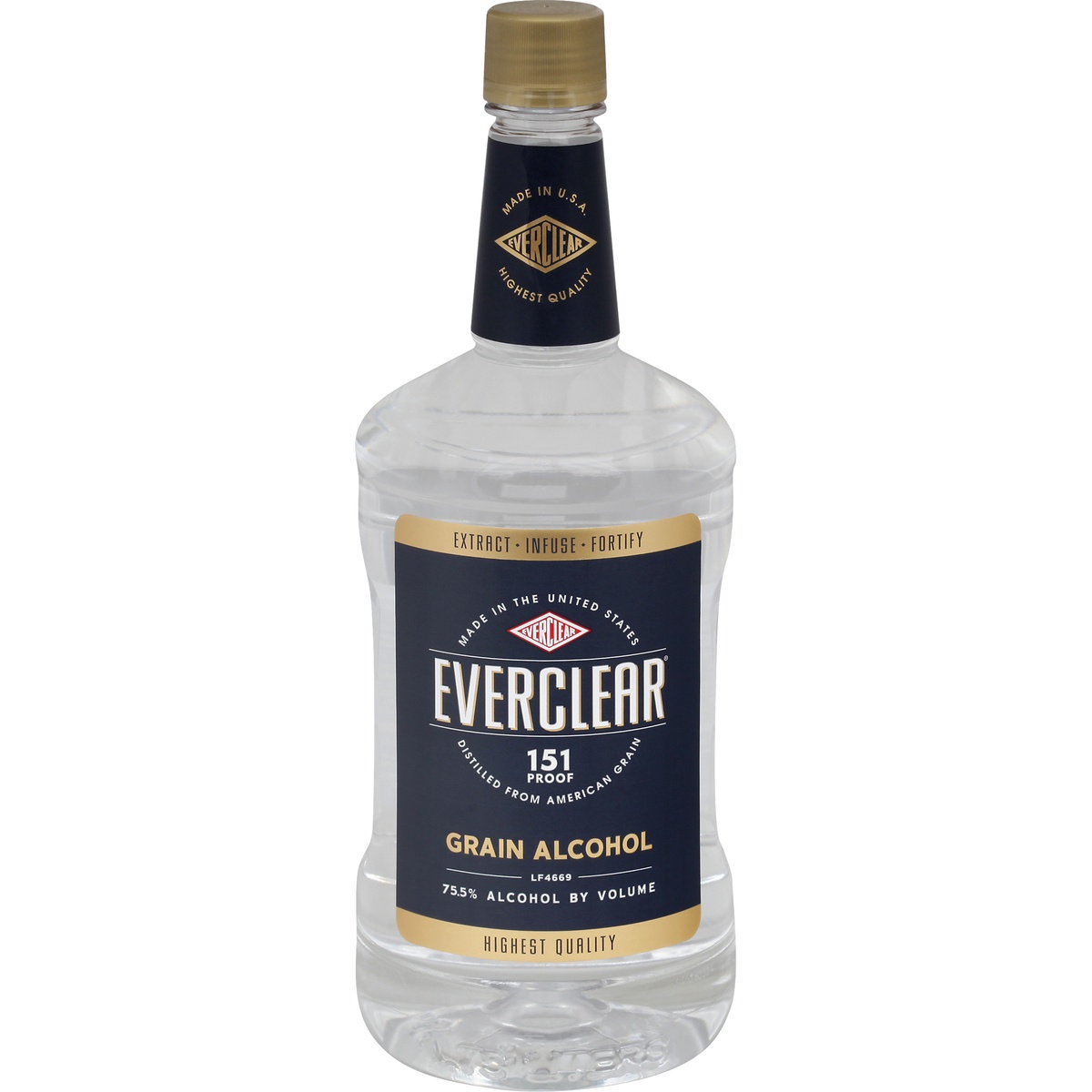 slide 1 of 1, Everclear Grain Alcohol, 1.7 liter