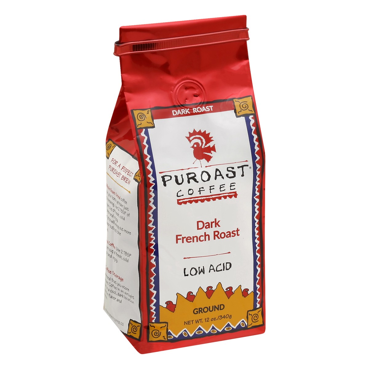 slide 8 of 11, Puroast Ground Dark Roast Low Acid Dark French Roast Coffee 12 oz, 12 oz