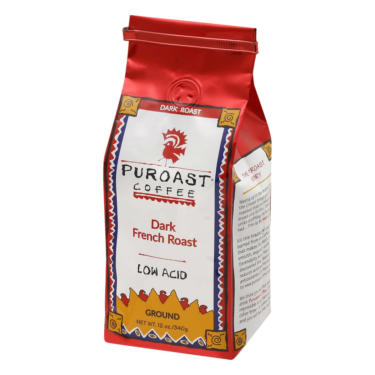 slide 9 of 11, Puroast Ground Dark Roast Low Acid Dark French Roast Coffee 12 oz, 12 oz