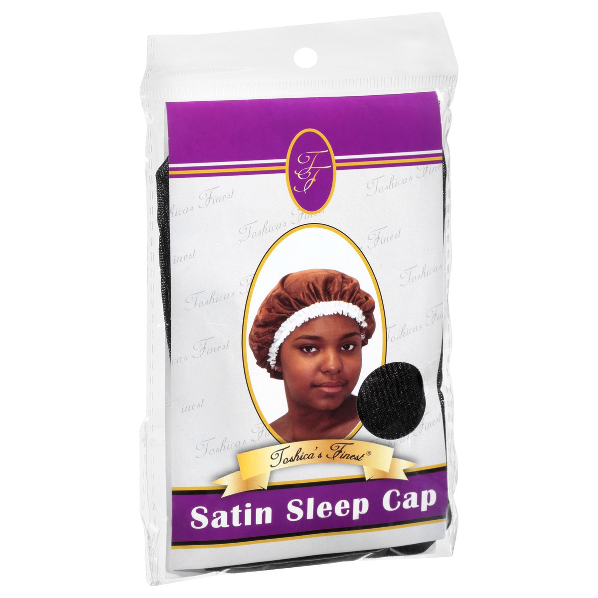 slide 2 of 9, Toshica's Finest Satin Sleep Cap, 1 ct