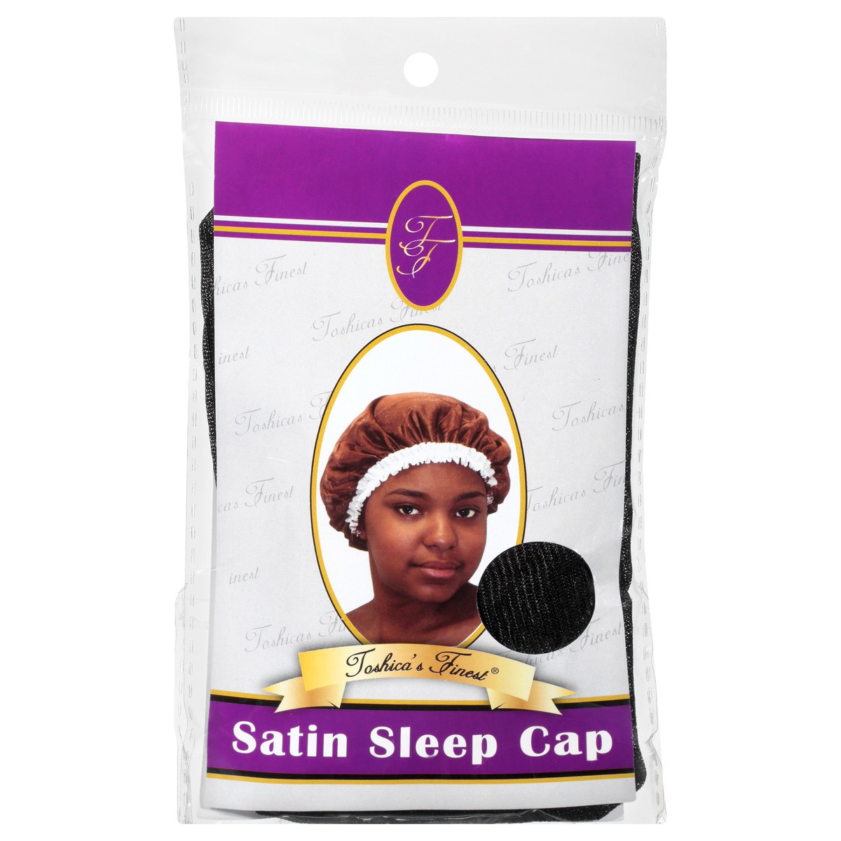 slide 9 of 9, Toshica's Finest Satin Sleep Cap, 1 ct