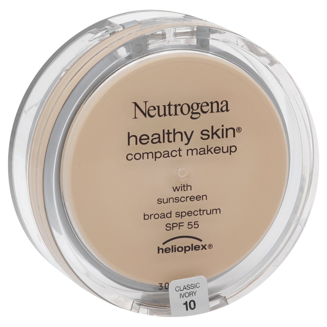 slide 1 of 8, Neutrogena Healthy Skin Compact Makeup with SPF 55 - Classic Ivory 10 - 0.35oz, 1 ct