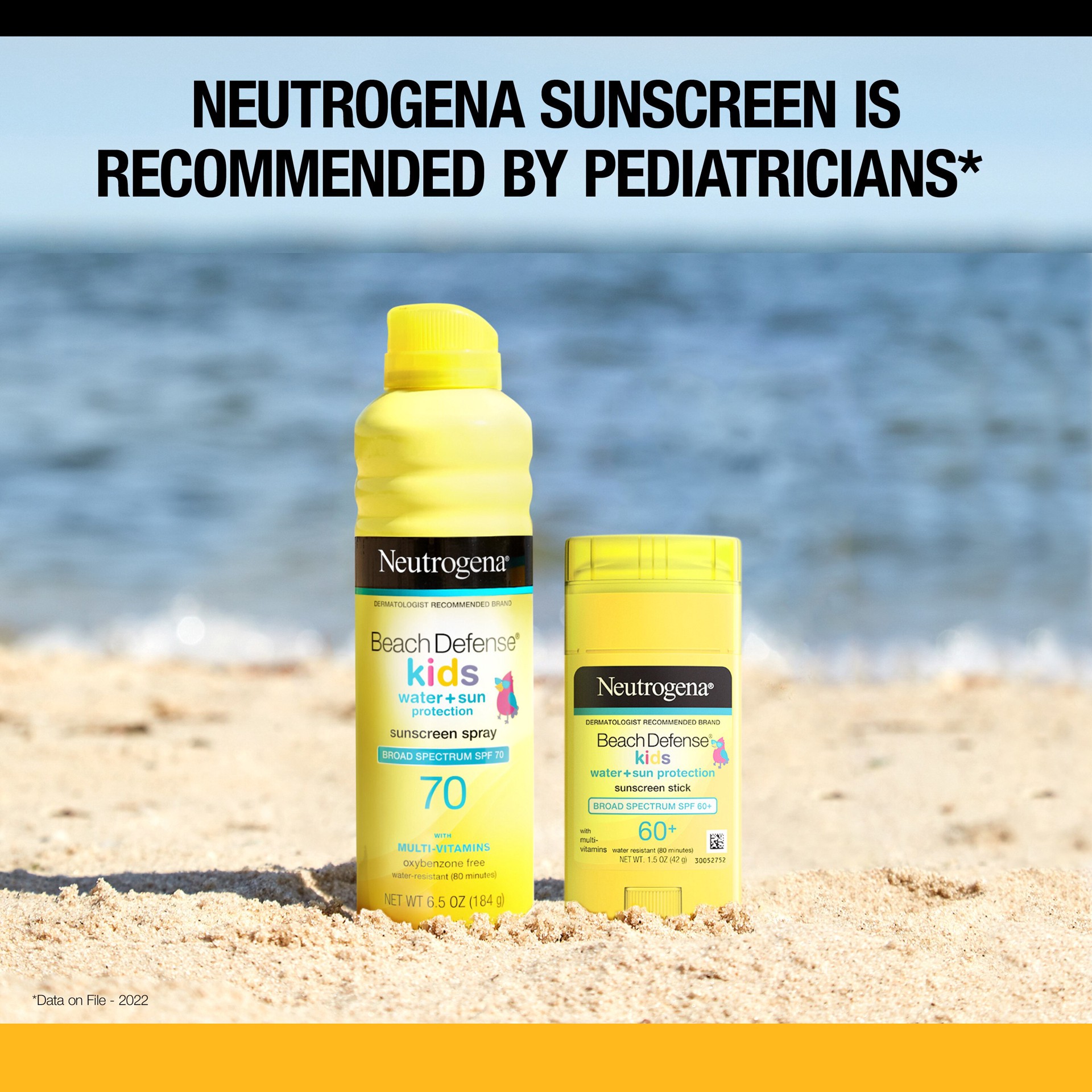 slide 10 of 12, Neutrogena Beach Defense Kids Sunscreen Stick with Broad Spectrum SPF 60+, 1.5 Oz, 1.5 oz