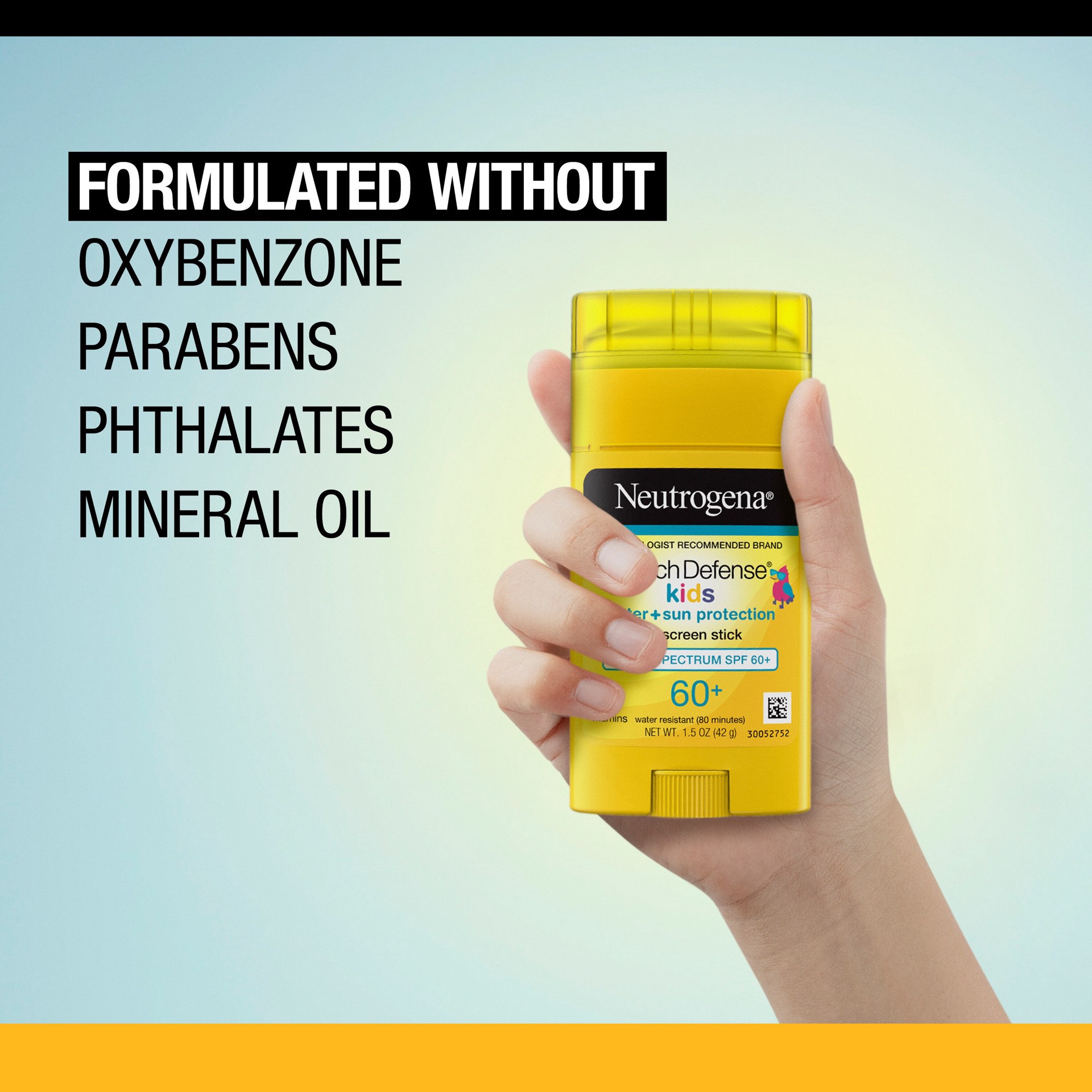 slide 9 of 12, Neutrogena Beach Defense Kids Sunscreen Stick with Broad Spectrum SPF 60+, 1.5 Oz, 1.5 oz