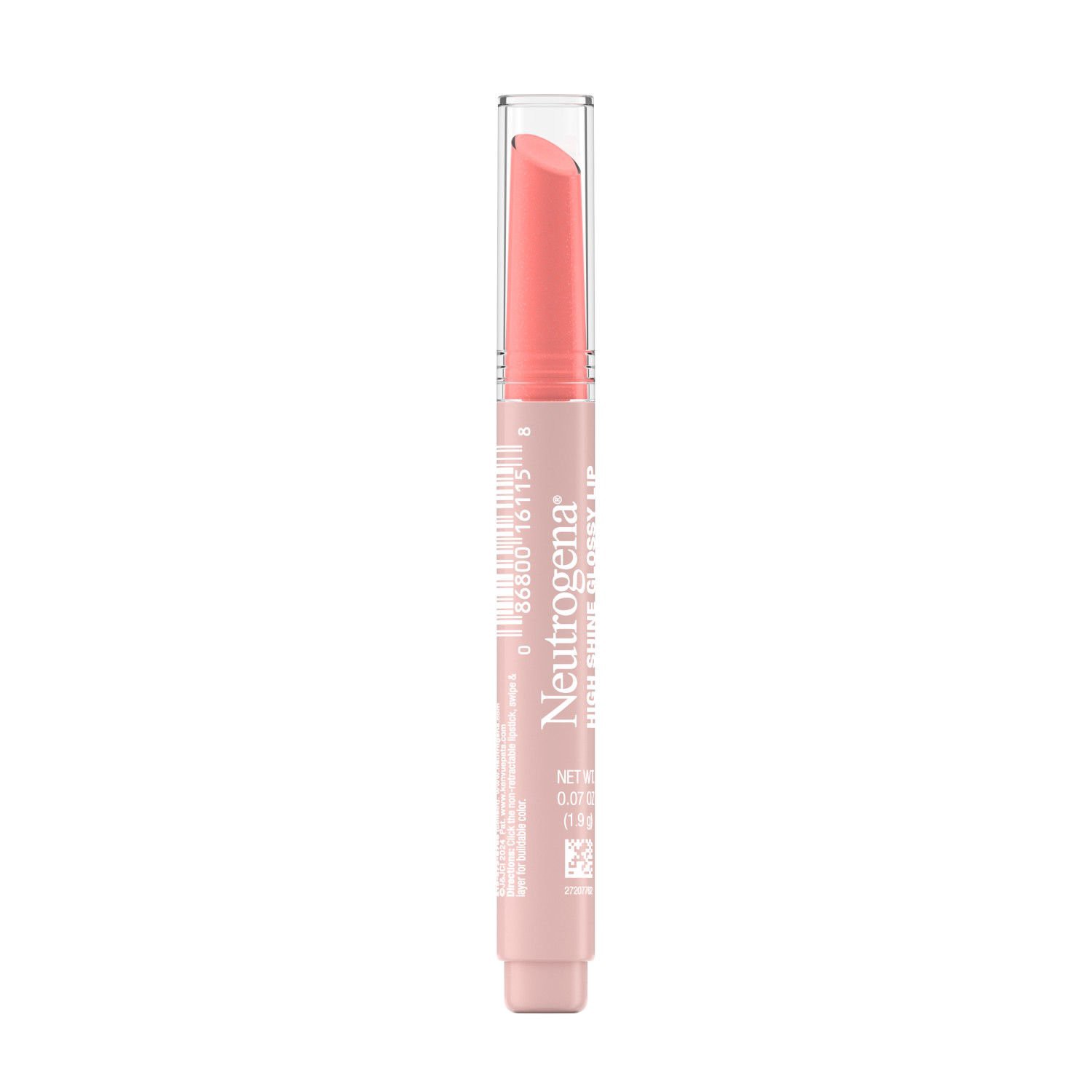 slide 5 of 6, Neutrogena High Shine Glossy Lip Balm, Peachy Keen, 1 ct
