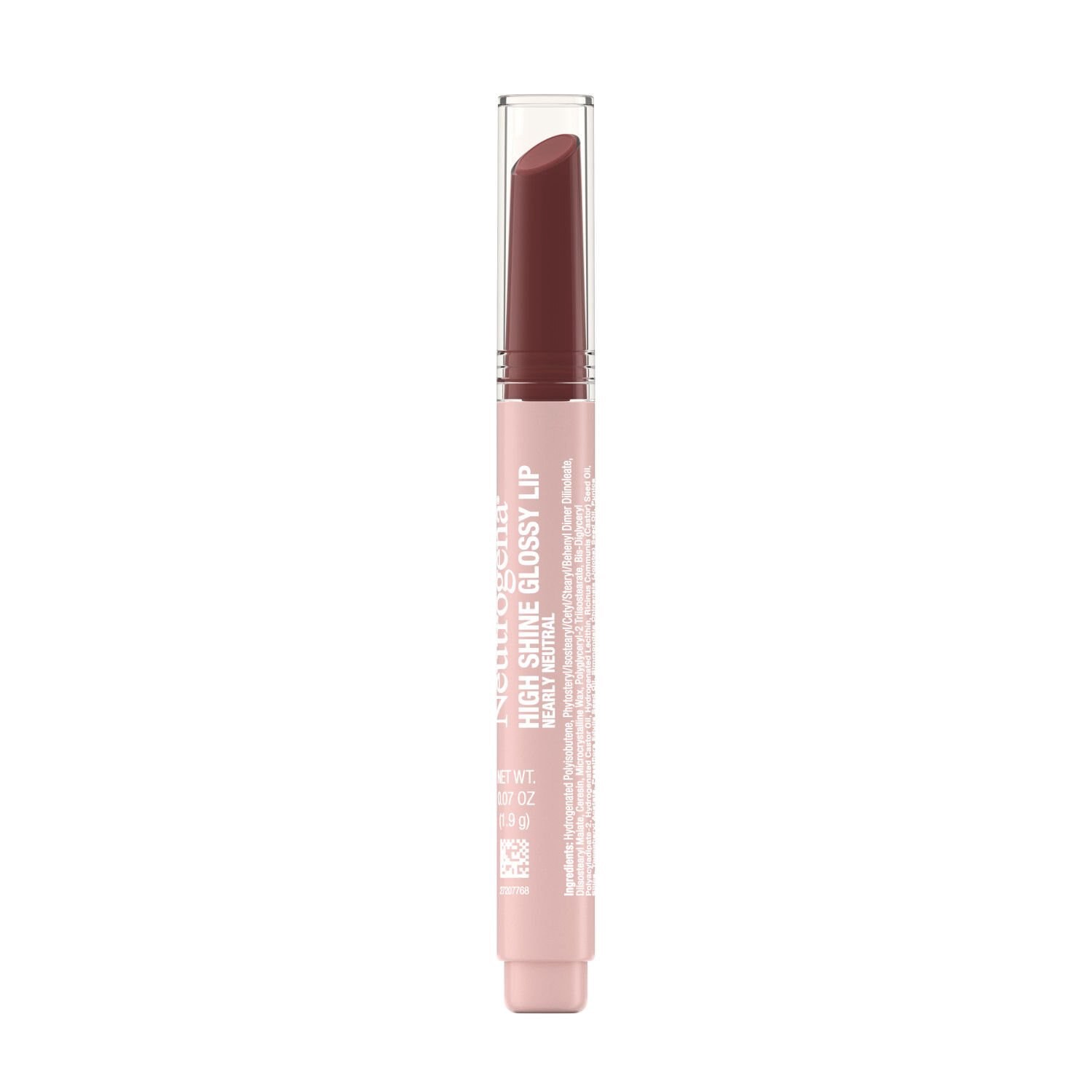 slide 5 of 5, Neutrogena High Shine Glossy Lip Balm, Nearly Neutral, 1 ct