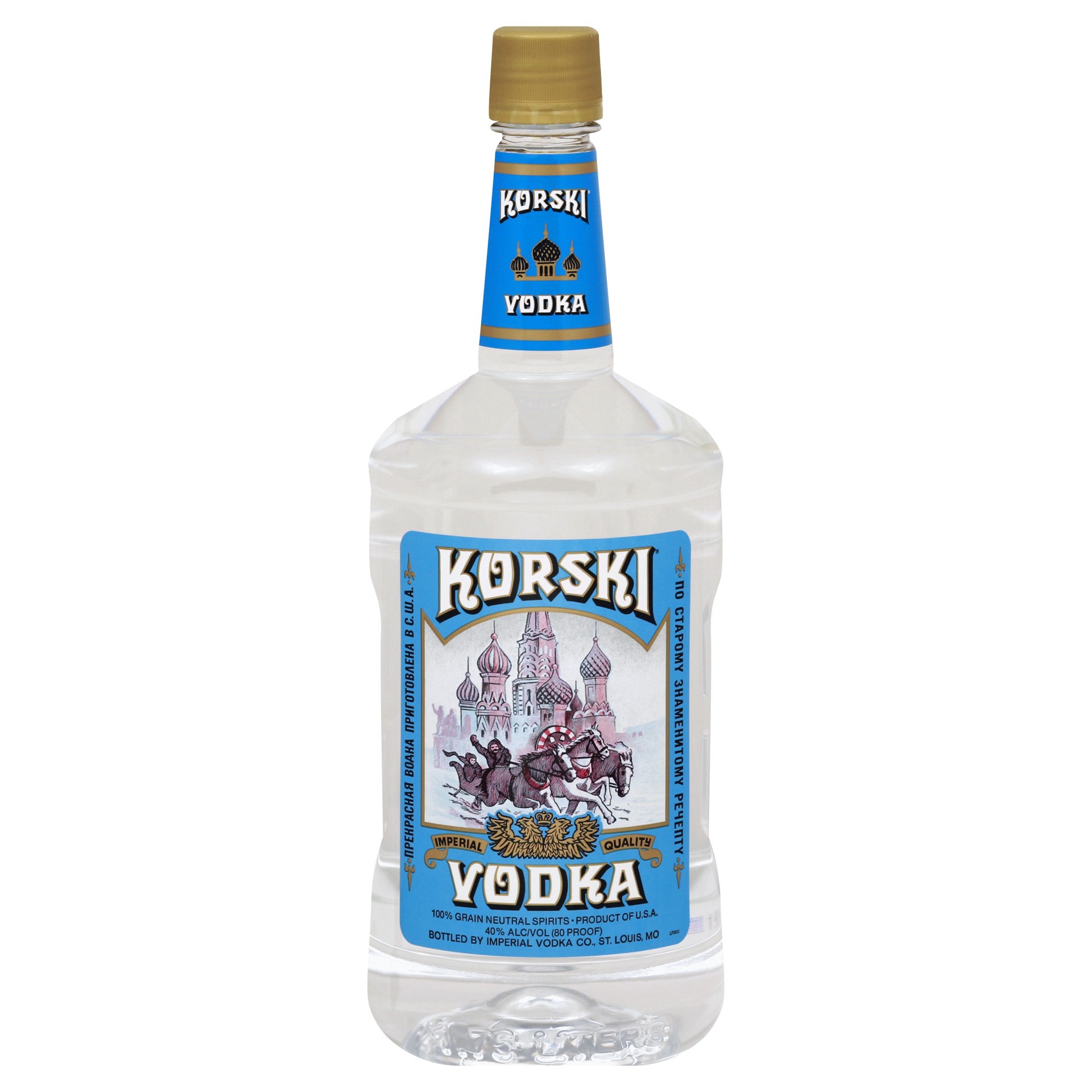 slide 1 of 1, Korski Vodka, 1.75 liter
