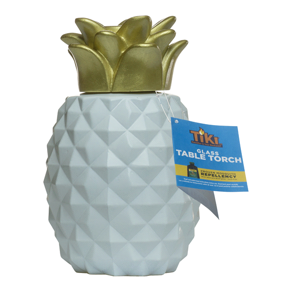 slide 1 of 4, Pineapple Paradise Outdoor Table Torch -Tiki, 1 ct