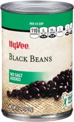 Hy-vee No Salt Added Black Beans