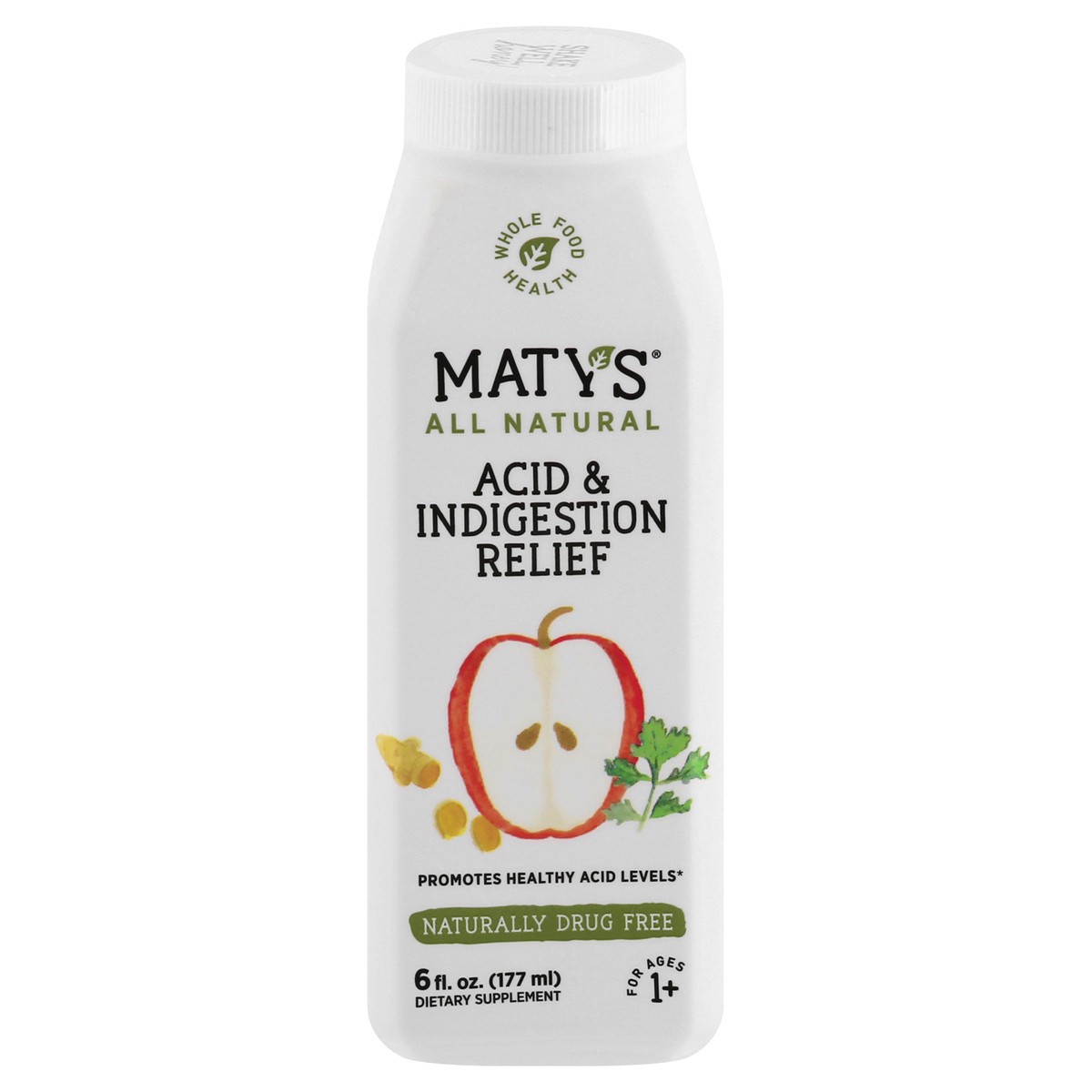 slide 1 of 9, Maty's Acid & Indigestion Relief 6 oz, 6 oz