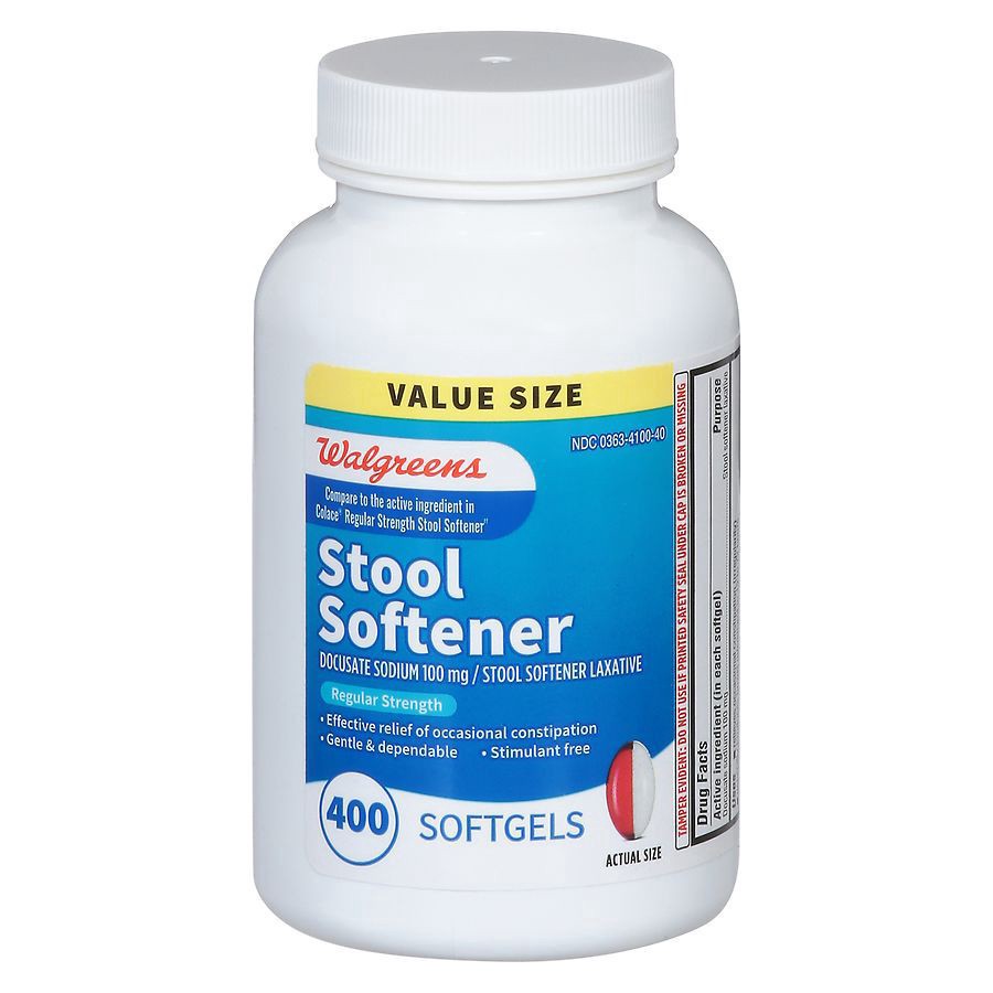slide 1 of 5, Walgreens Stool Softener Softgels, 400 ct