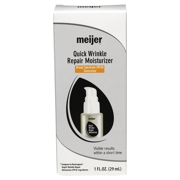 slide 1 of 1, Meijer Quick Wrinkle Repair Moisturizer, 1 oz