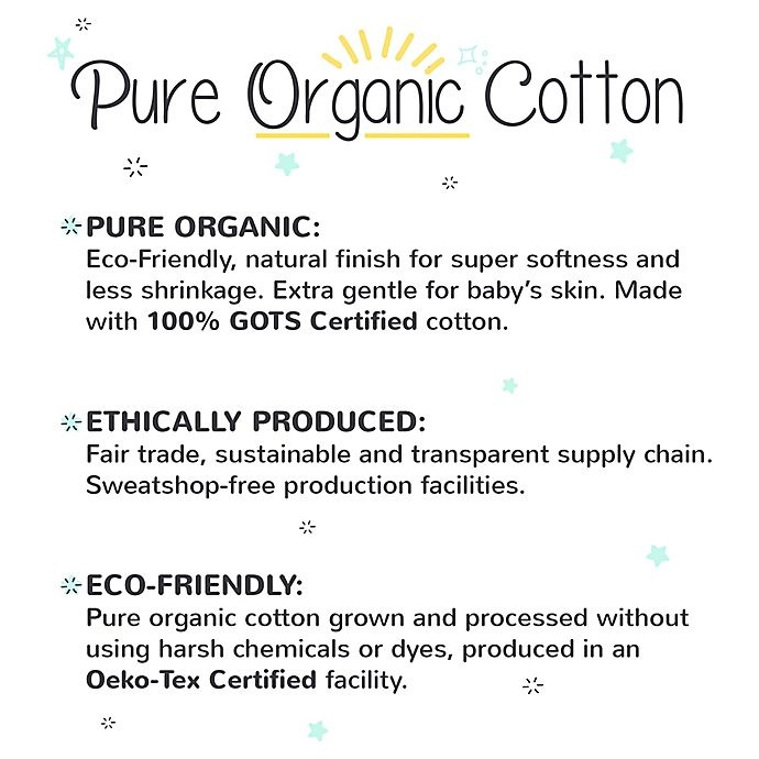 slide 3 of 4, Lamaze Newborn Elastic Waist Organic Cotton Shorts - Black/Grey, 2 ct