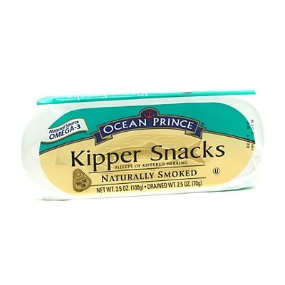 slide 1 of 1, Ocean Prince Kipper Snacks, 3.5 oz