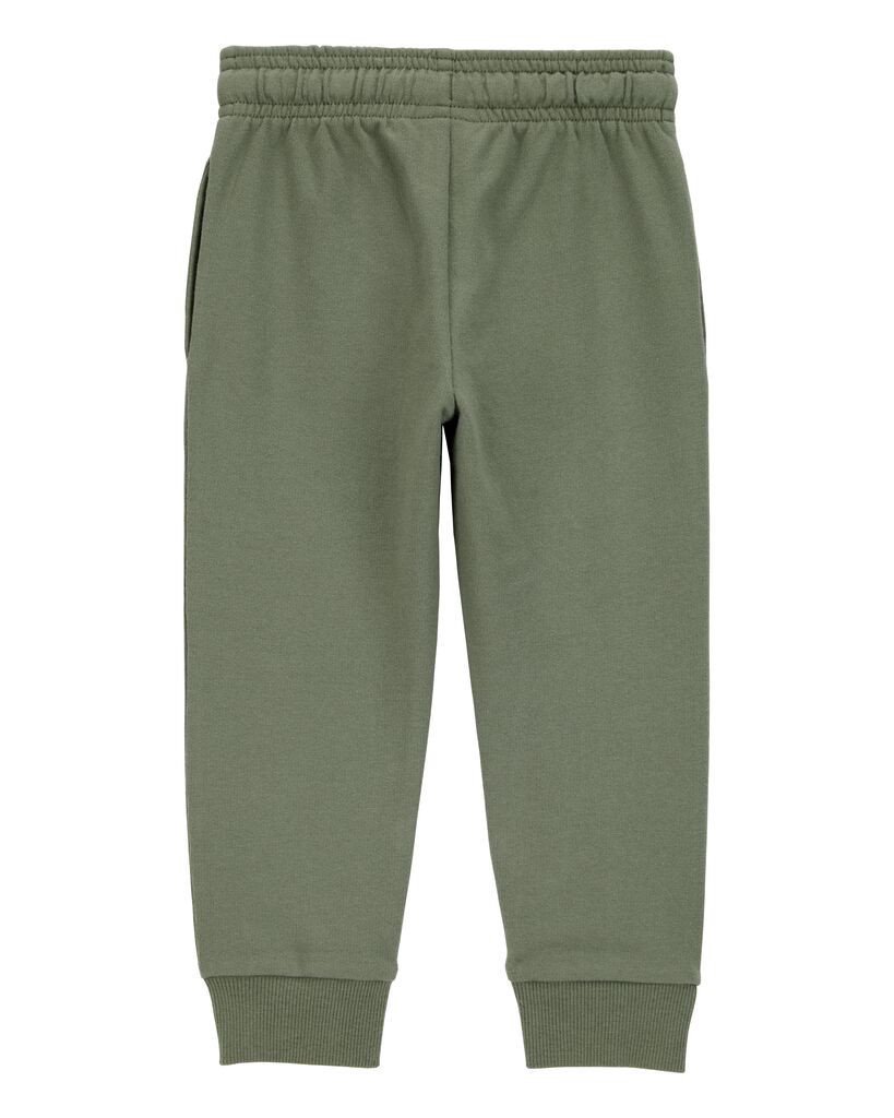 slide 2 of 3, Carter's Toddler Pull-On Drawstring Joggers - Green Green 3T, 1 ct