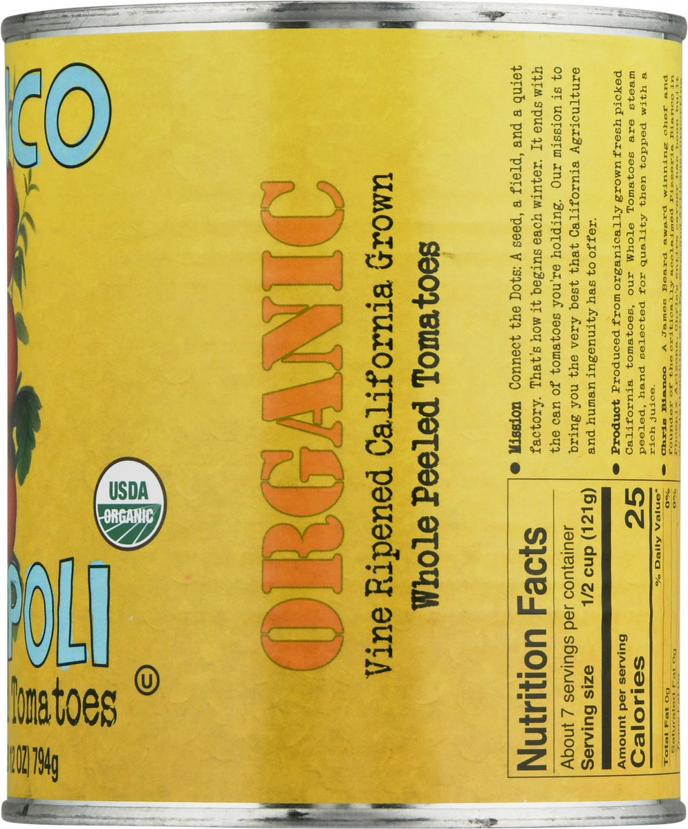 slide 10 of 14, Bianco Dinapoli Whole Peeled Tomatoes 28 oz, 28 oz