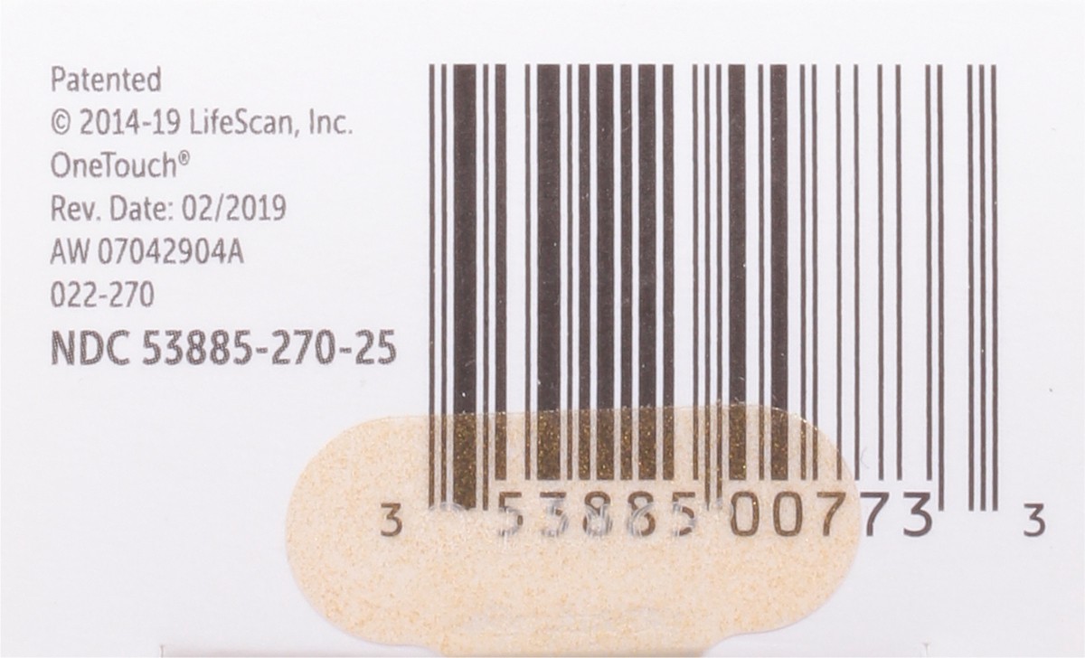 slide 2 of 9, OneTouch OTV Strip 25 US (LED), 25 ct