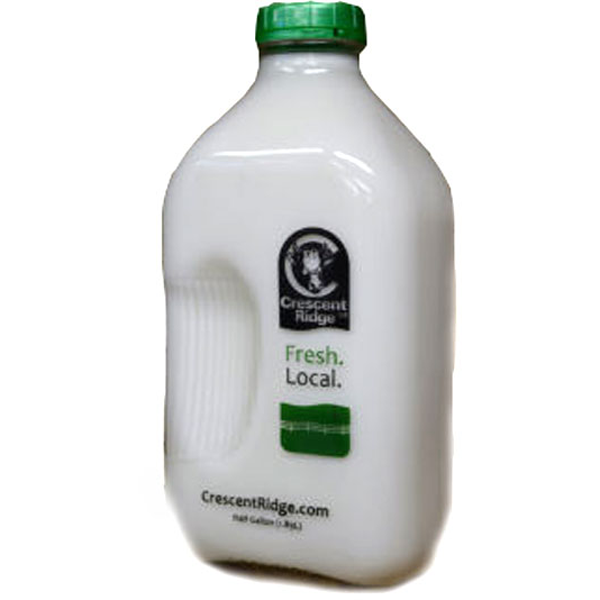 slide 1 of 1, Crescent Ridge Dairy - 1% Milk, Glass Bottle, 64 fl oz