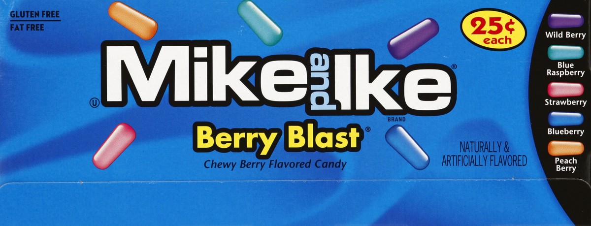 slide 2 of 13, MIKE AND IKE Berry Blast Candy 24 ea, 24 ct