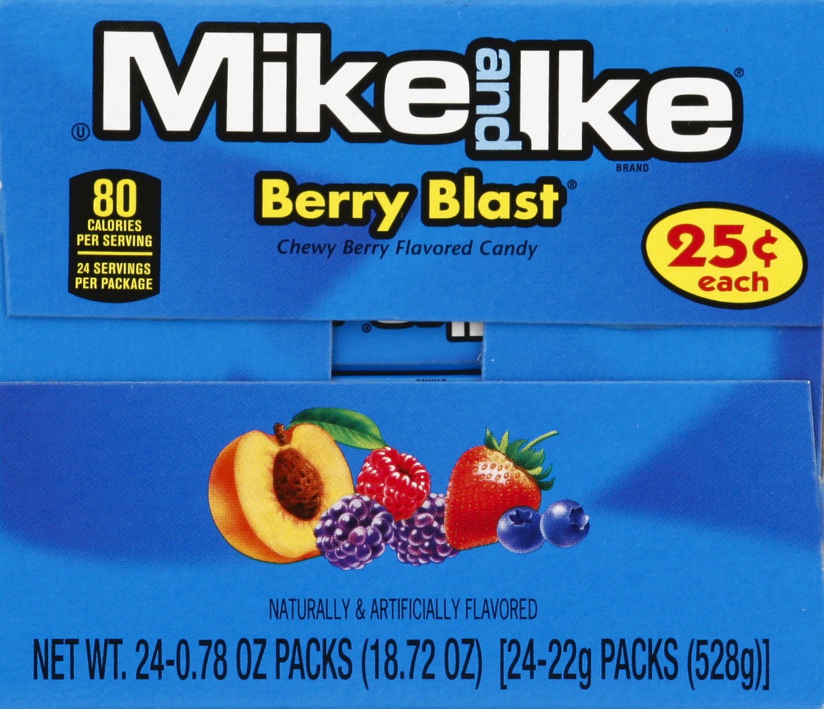 slide 7 of 13, MIKE AND IKE Berry Blast Candy 24 ea, 24 ct