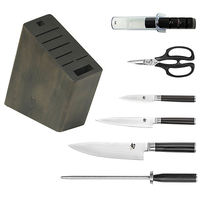 slide 2 of 2, Shun Classic Knife Block Set, 7 ct