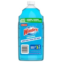 Windex Glass Cleaner Refill, Original Blue, 2 L
