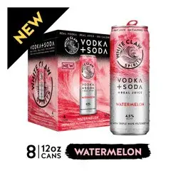 White Claw Spirits Vodka + Soda Watermelon 4 Pack