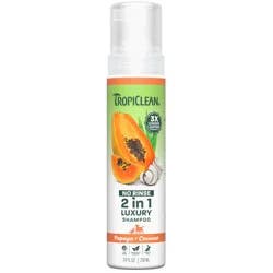 TropiClean Papaya & Coconut Waterless Shampoo 7.4 oz