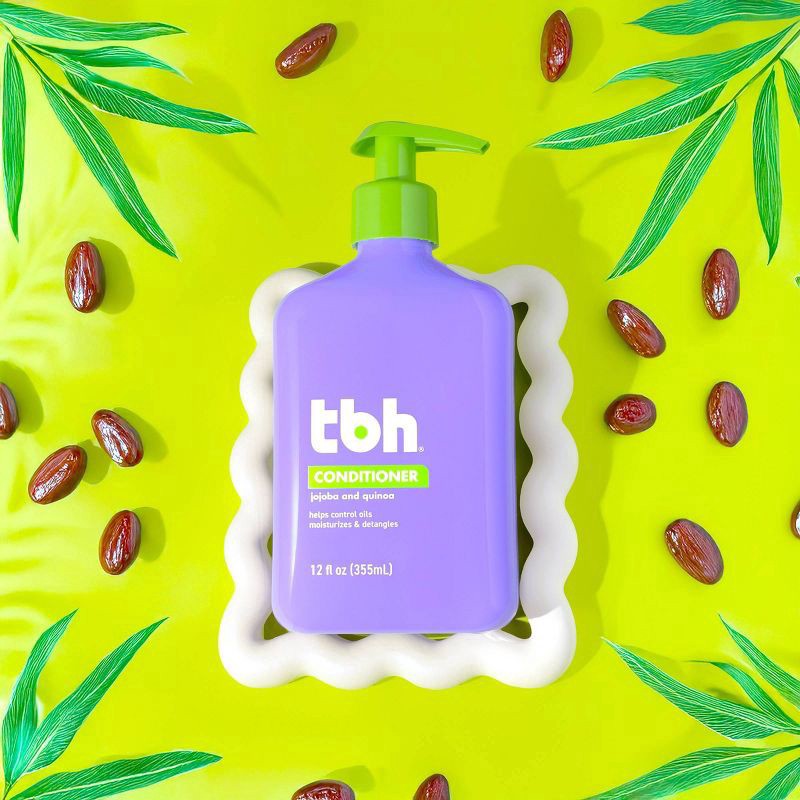 slide 3 of 6, TBH Jojoba and Quinoa Conditioner 12 fl oz, 12 fl oz