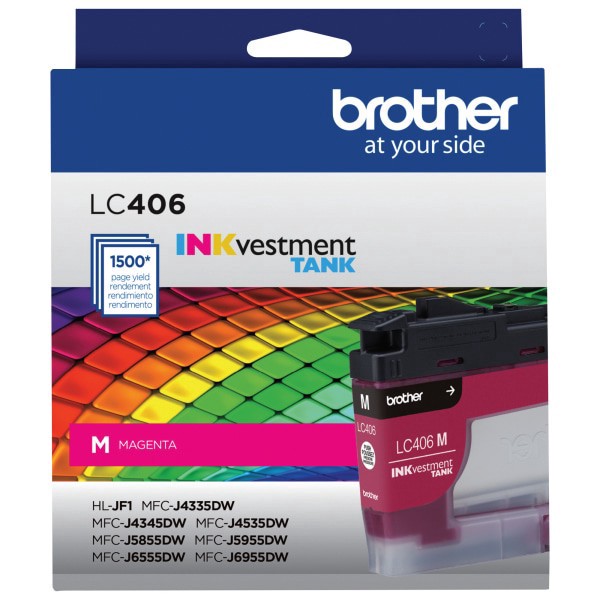 slide 8 of 10, Brother Lc406 Tank Cyan Ink Cartridge, Lc406C, 1 ct