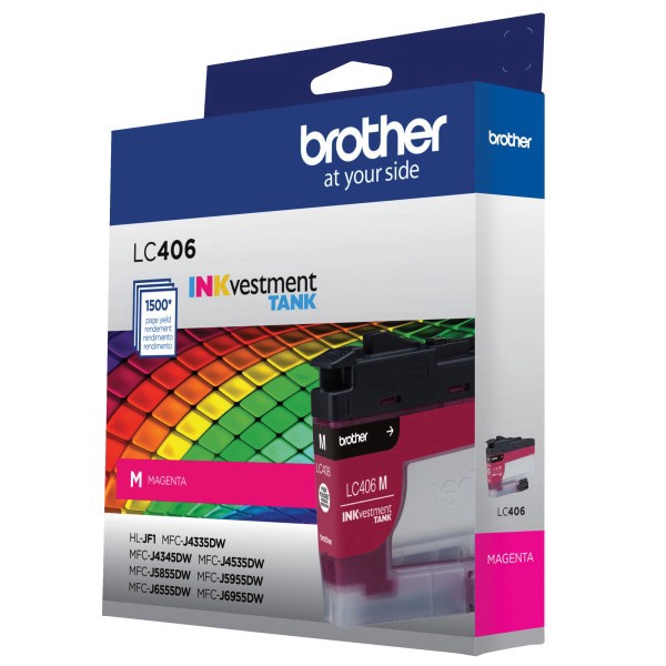 slide 5 of 10, Brother Lc406 Tank Cyan Ink Cartridge, Lc406C, 1 ct