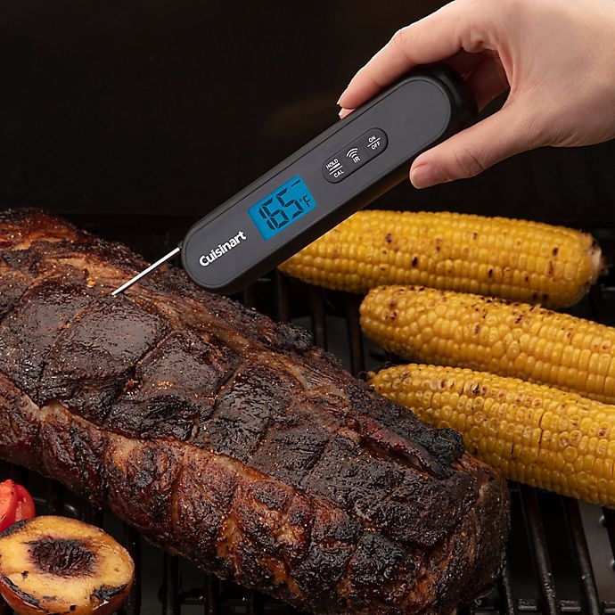 slide 6 of 8, Cuisinart 2-in-1 Infrared and GrillingOutdoor Cooking Thermometer - Black, 1 ct