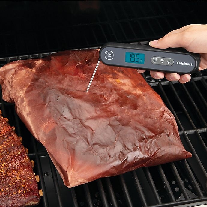 slide 8 of 8, Cuisinart 2-in-1 Infrared and GrillingOutdoor Cooking Thermometer - Black, 1 ct