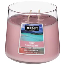 Candle-Lite Pink Shoreline Candle 1 ea