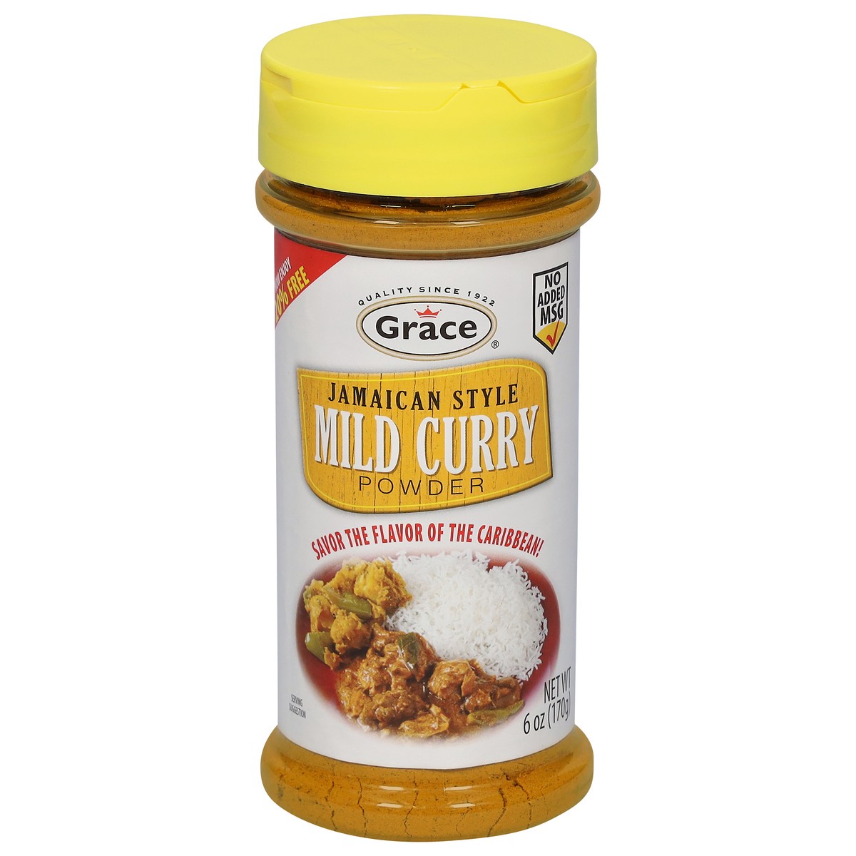 slide 1 of 1, Grace Jamaican Style Mild Curry Powder 6 oz, 6 oz