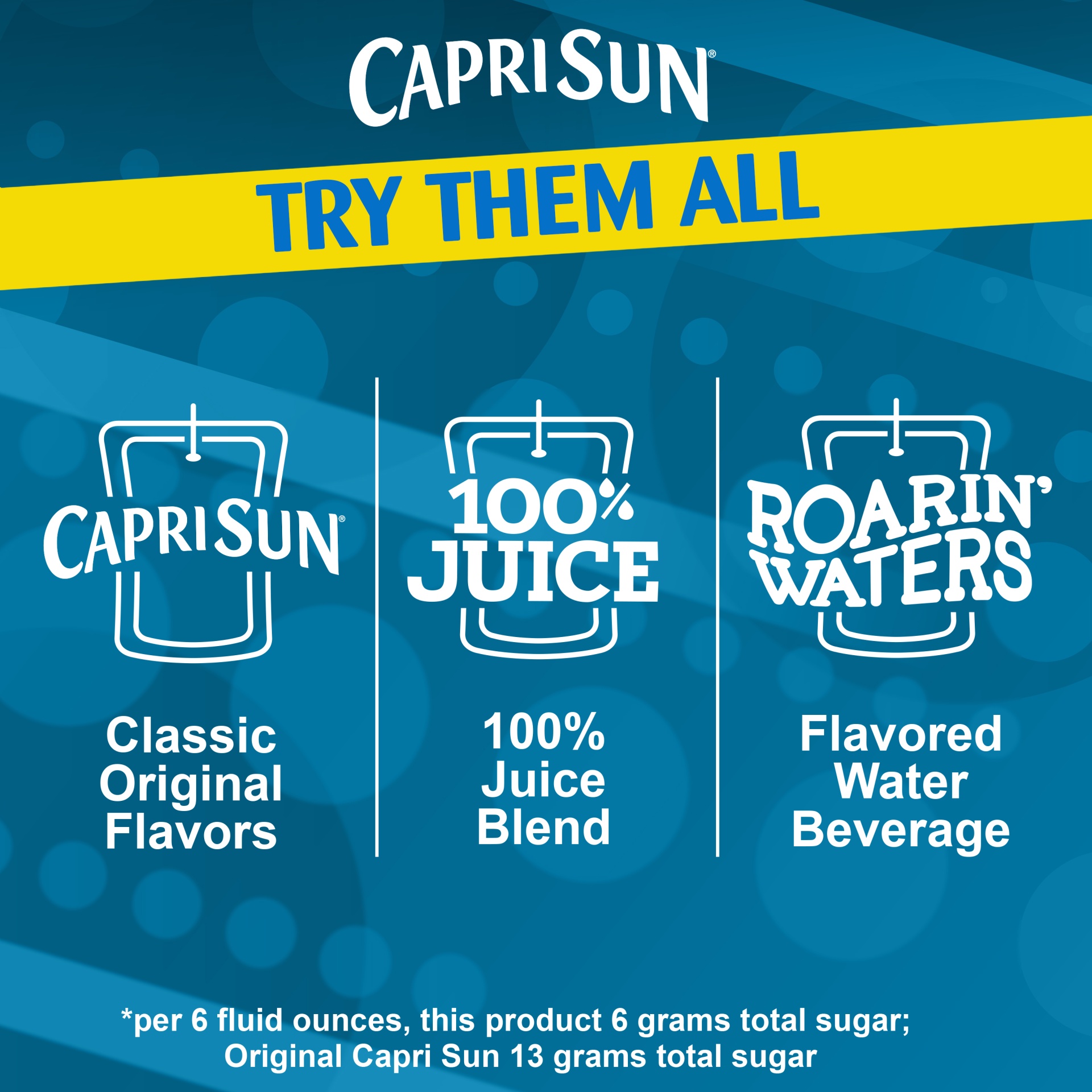 slide 6 of 6, Capri Sun 100% Juice Variety Pack - 40 ct; 6 fl oz, 40 ct; 6 fl oz