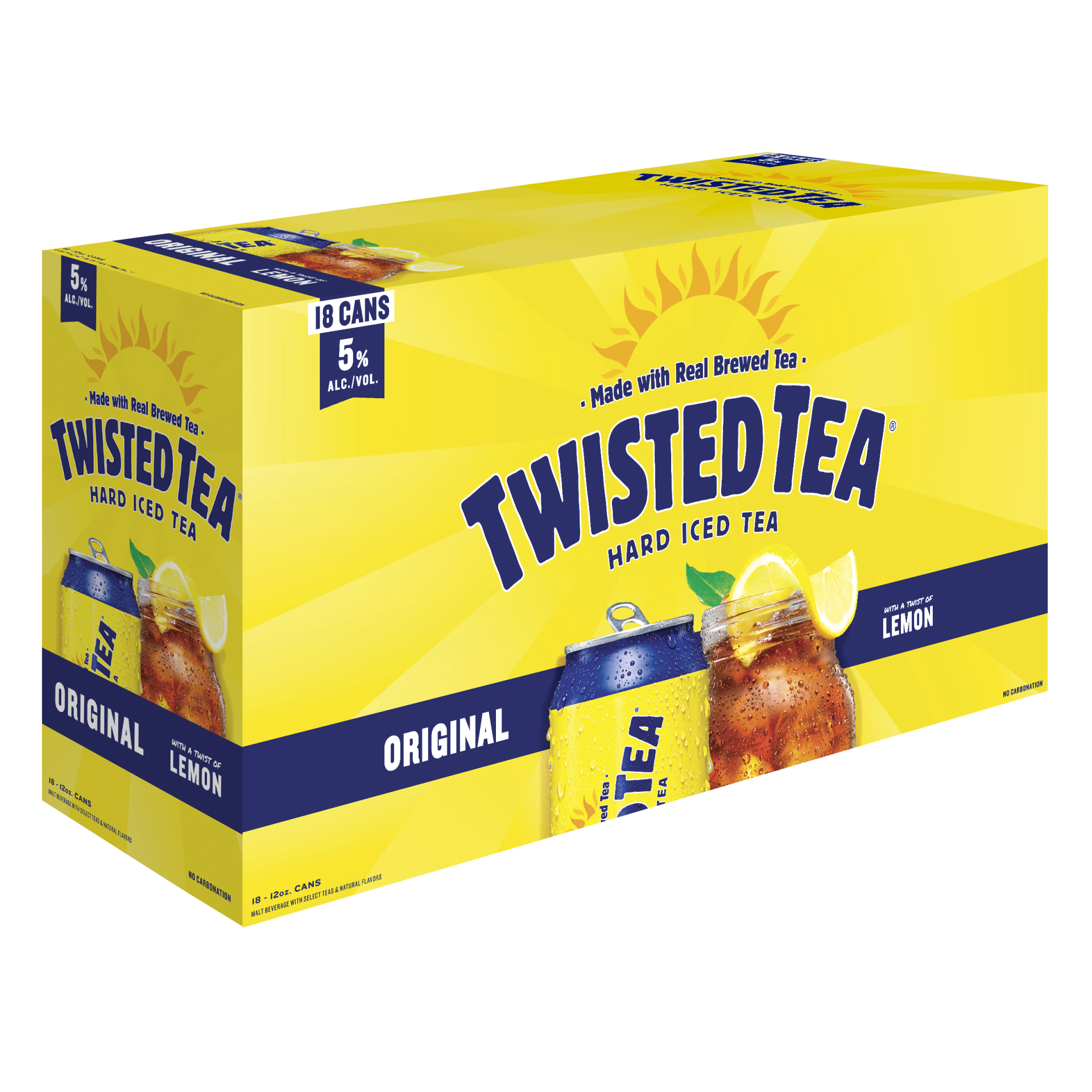 slide 3 of 5, Twisted Tea 18Pkc, 12 oz