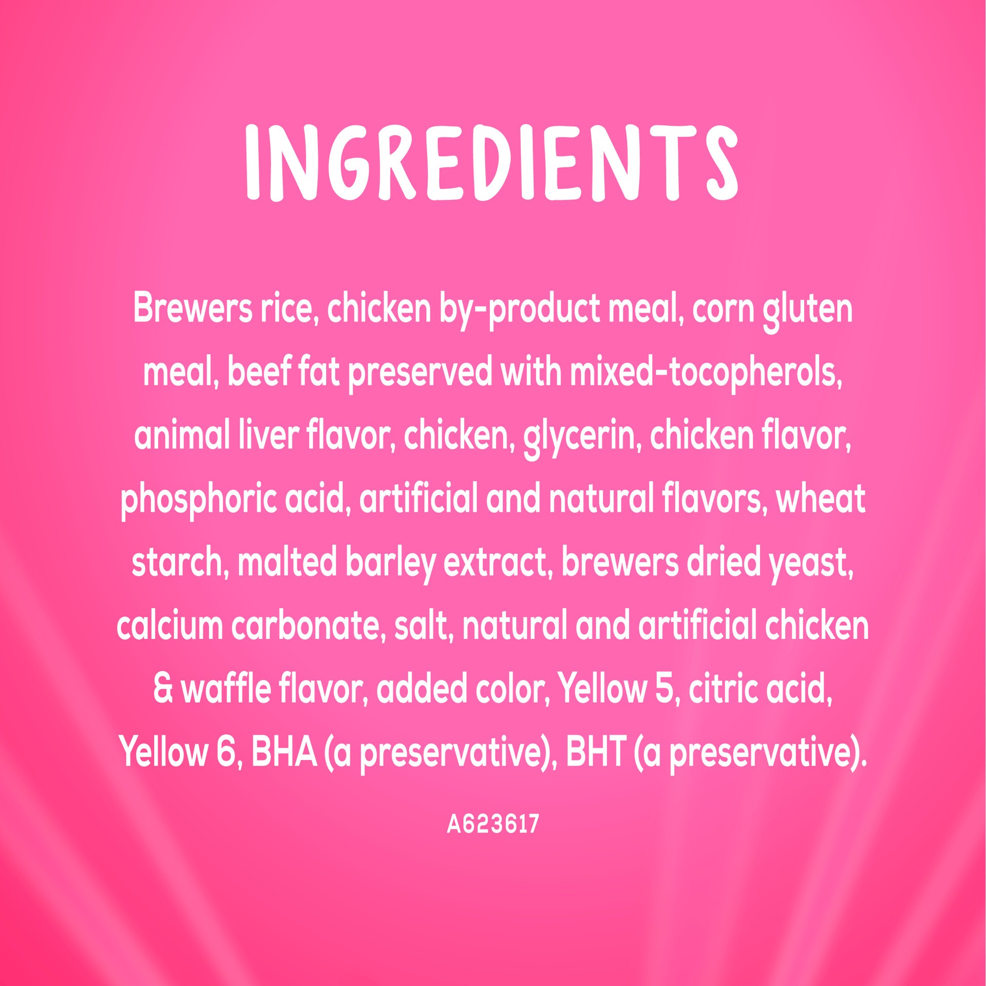 slide 7 of 9, Friskies Purina Friskies Made in USA Facilities Cat Treats, Party Mix Chicken & Waffle Flavors, 6 oz