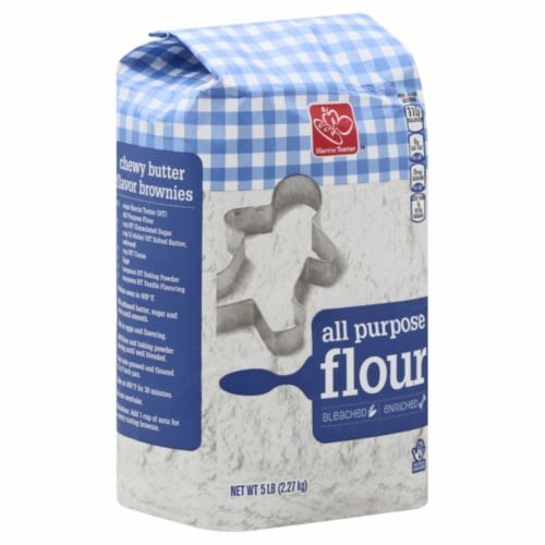 slide 1 of 2, Harris Teeter Flour - All-Purpose, 5 lb