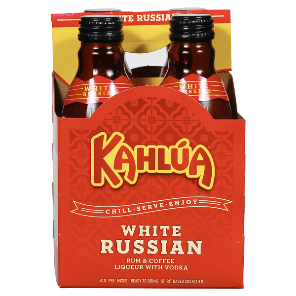slide 1 of 5, Kahlua White Russian 4 Pack, 4 ct; 200 ml