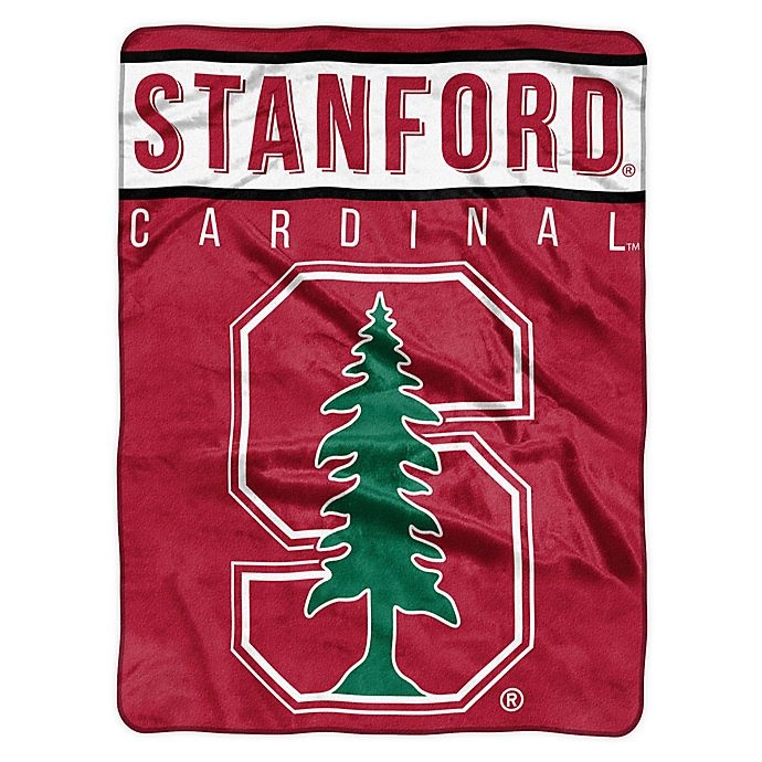 slide 1 of 1, NCAA Stanford University Basic Raschel Throw Blanket, 1 ct