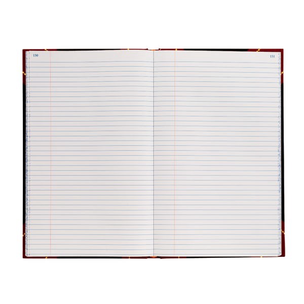 slide 3 of 4, Office Depot Brand Hardbound Book, Record Ruling, 150 ct; 11 3/4 in x 7 1/4 in