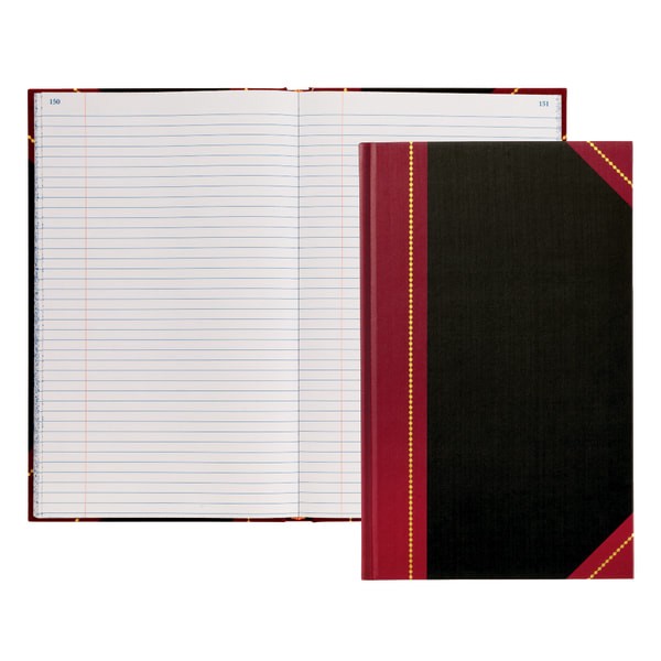 slide 2 of 4, Office Depot Brand Hardbound Book, Record Ruling, 150 ct; 11 3/4 in x 7 1/4 in