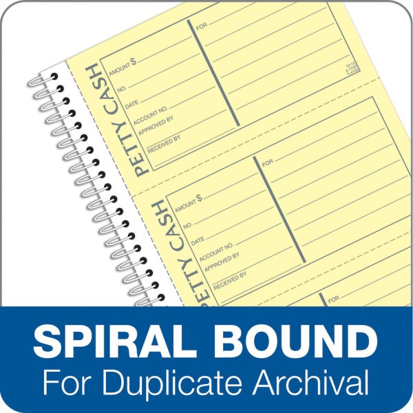 slide 2 of 9, Adams 2-Part Petty Cash Receipt Book, 1 ct