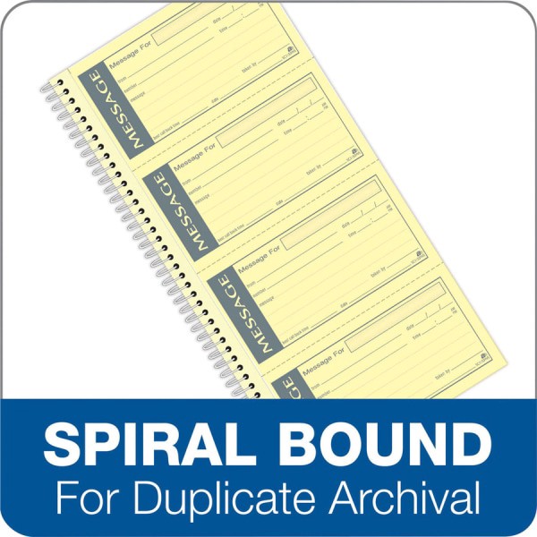 slide 3 of 8, Adams Write N' Stick Phone Message Book - Canary & White, 200 ct; 11 in x 5 1/4 in